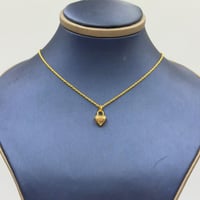 عقد قلب ذهب عيار 18