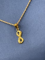 عقد ذهب عيار 18