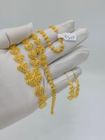 طقم ذهب عيار 21