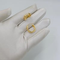 حلق ذهب عيار 18