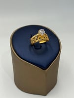 خاتم خطوبة غص الزيتون ذهب عيار 21