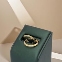 حلق ذهب عيار 18