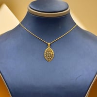 عقد ذهب عيار 21