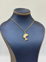 عقد نفرتيتي ذهب عيار 18