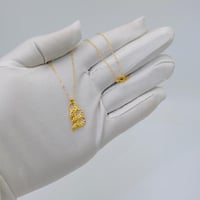 عقد ذهب عيار 21