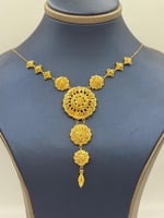 عقد كرسي جابر ذهب عيار 21