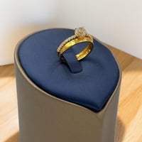 Engagement Ring 21K - خاتم خطوبة عيار 21