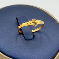 خاتم جناح الصقر ذهب عيار 21