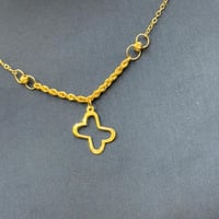 عقد ذهب عيار 21