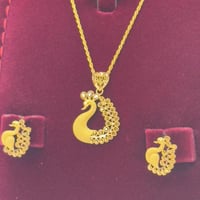 طقم ذهب عيار 21