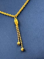 عقد ذهب عيار 21