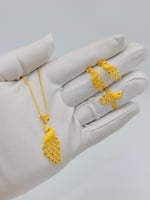 طقم ذهب عيار 21