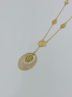 عقد ذهب عيار 18