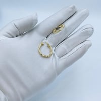 حلق ذهب عيار 18