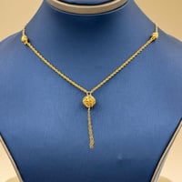 عقد ذهب عيار 21