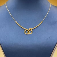 عقد ذهب عيار 21