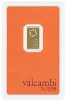 سبيكة Valcambi ذهب 2.5 جرام عيار 24
