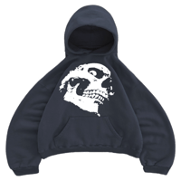 Hoodie Graphite With Print