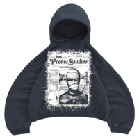 Hoodie Graphite With Print