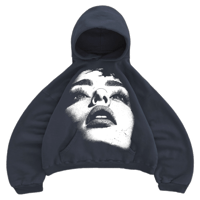 Hoodie Graphite With Print