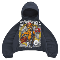 Hoodie Graphite With Print