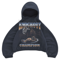 Hoodie Graphite With Print