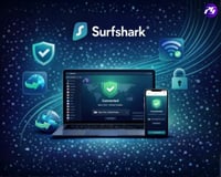 اشتراك Surfshark VPN بريميوم – سنة واحدة | جهاز وا...