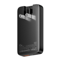 شاحن جيبل GaN 65W الرفيع فائق السرعة – تصميم أنيق...