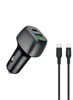 شاحن سيارة جيبل بقوة 38 واط مع كابل آيفون معتمد –...