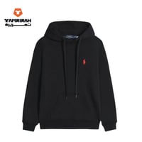 هودي بولو أسود كلاسيكي