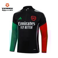 طقم تدريب أرسنال الأسود 2024