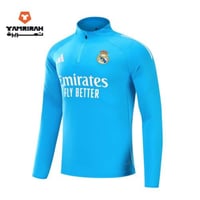 سويتر تدريب ريال مدريد أزرق 2024
