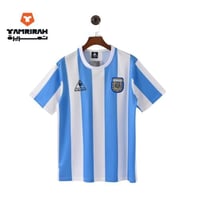 تيشرت الأرجنتين التاريخي 1986 - قميص كلاسيكي لكأس...