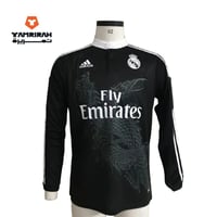 قميص ريال مدريد الأسود ريترو 2014 بتصميم التنين كم...
