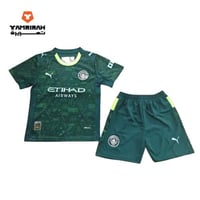 طقم مانشستر سيتي الرابع الأخضر 2026 للأطفال