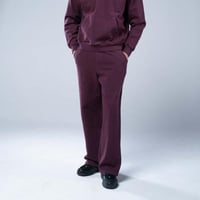 بنطلون واسع أوفرسايز بخصر مطاطي وقصة مستقيمة - عنا...