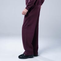 بنطلون واسع أوفرسايز بخصر مطاطي وقصة مستقيمة - عنا...