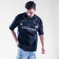 تيشيرت اوفر سايز نص كم بكتابة اماميه وخطوط منحنيه...