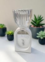 مبخرة كريستال كبيرة بقاعدة