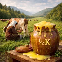 سمن بري بلدي بقر واحد كيلو