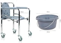 كرسي حمام مع كفرات ستانلس موديل 696