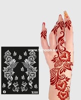 استيكر حناء X118 لليدين -FUNOONALABDA