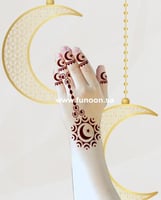 استيكر حناء D8 بناتي لليدين -FUNOONALABDA