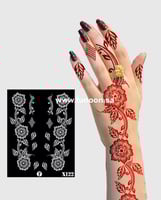 استيكر حناء X122 لليدين -FUNOONALABDA