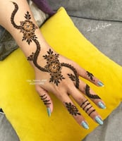 استيكر حناء لليدين موديلC42