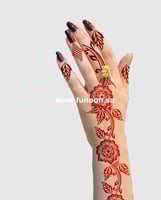 استيكر حناء X122 لليدين -FUNOONALABDA