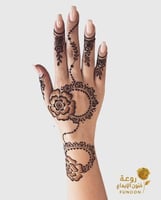 استيكر حناء لليدين موديلA176