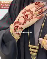 استيكر حناء لليدين موديل Z64