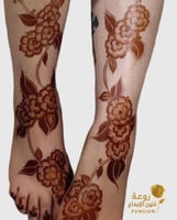 استيكر حناء X45 للرجلين -FUNOONALABDA