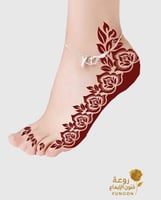 استيكر حناء للرجلين موديلA287